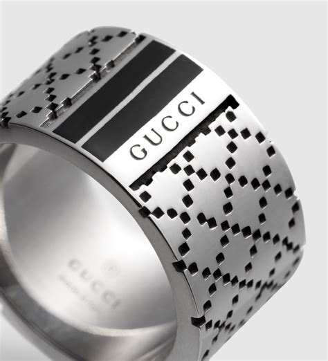 gucci silver rings for men